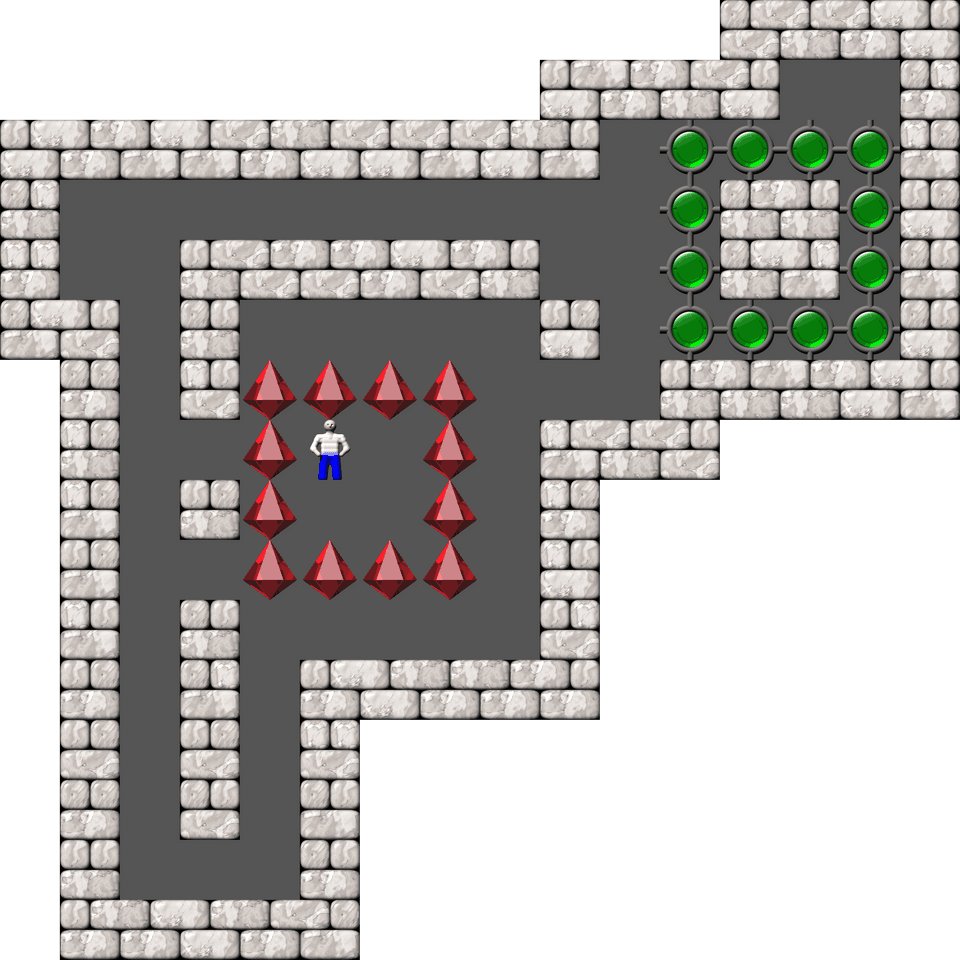 Sokoban Cosmac 4 level 36